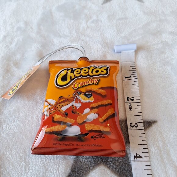 Cheetos Crunchy Snack Bag Chips‎ Faux Food Christmas Decoupage Ornament 4" New - Picture 2 of 5